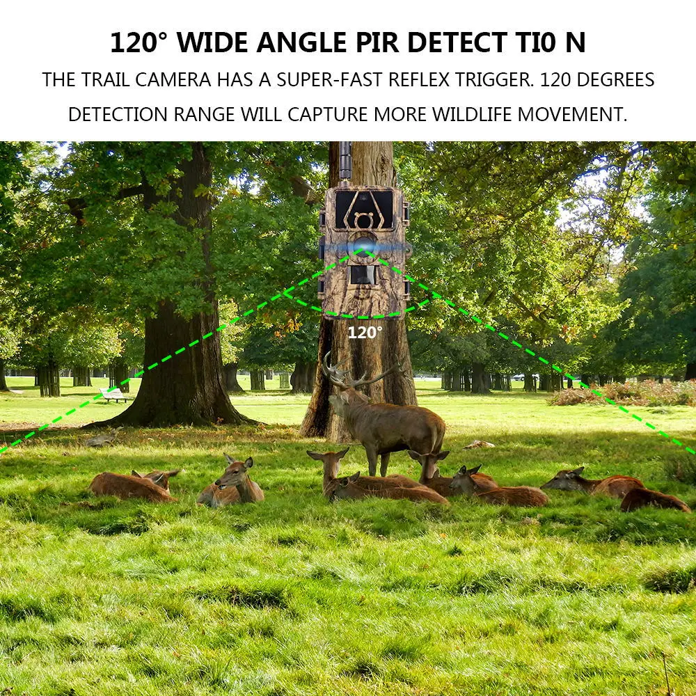 Outdoor Hunting Camera Wifi - Kamera Trail Tahan Air 8K WiFi