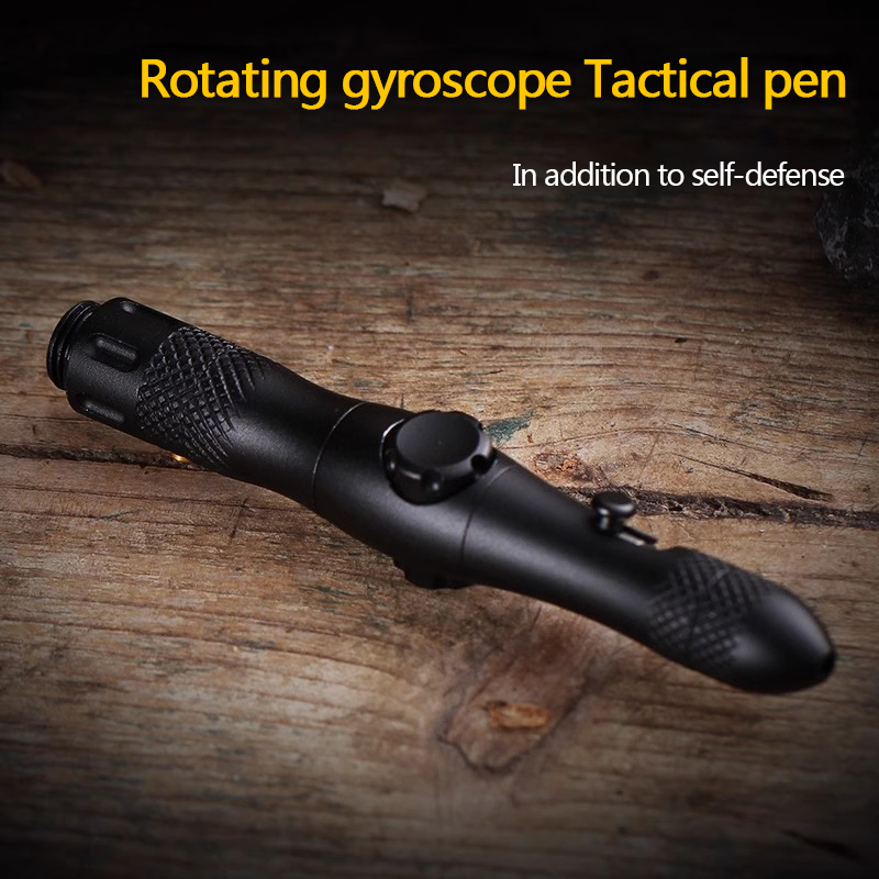 Tactical Pen Tool - Pena Taktis Pertahanan Diri, Senter Pemintal