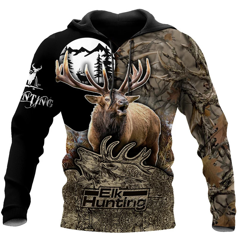 Outdoor Hunting Pictures - 1 Buah Hoodie Custom Gambar Anda
