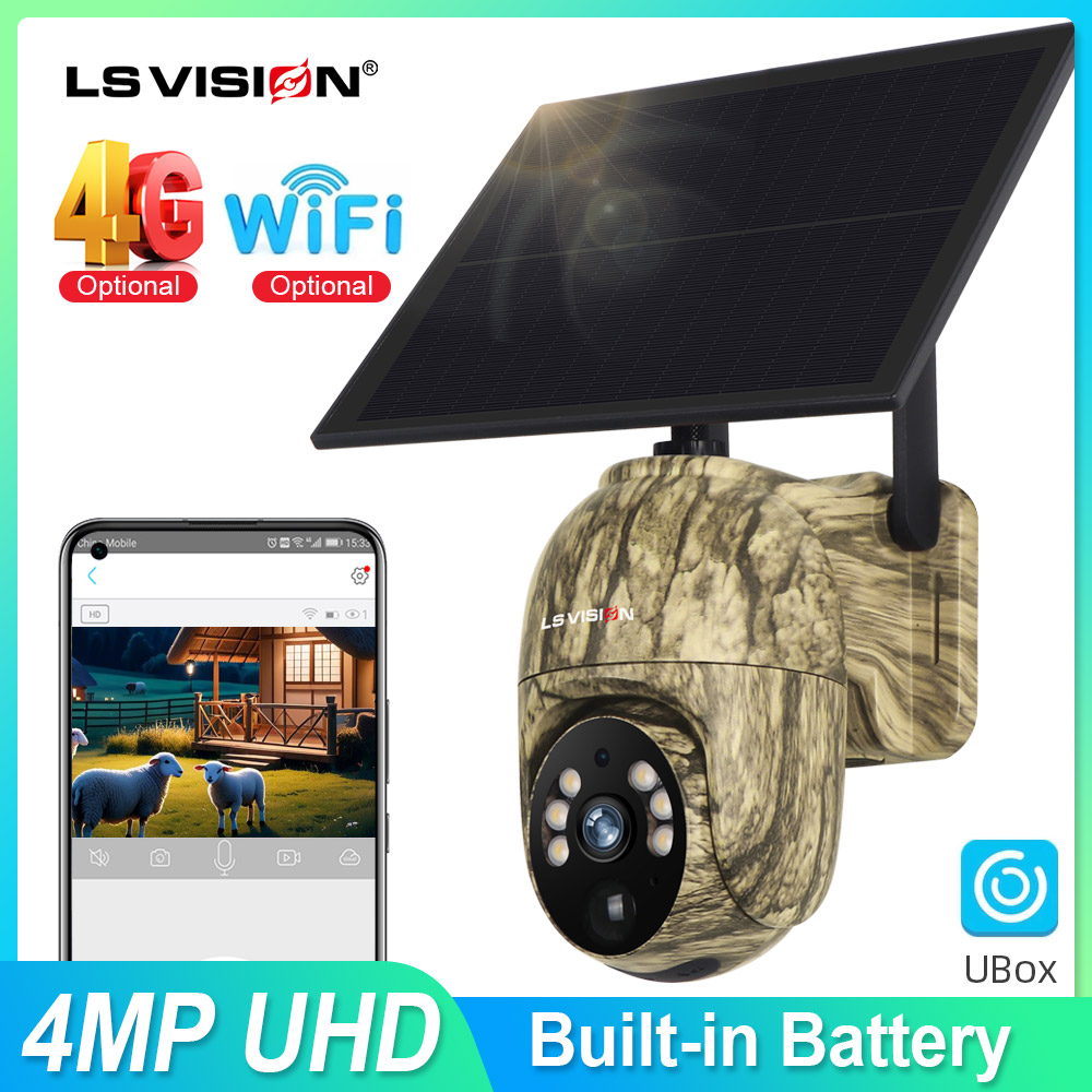 Outdoor Hunting Camera Wifi - LS VISION kamera keamanan tenaga surya