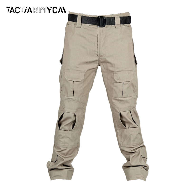 Hunting Outdoor Pants - Celana panjang kargo multifungsi pria, celana