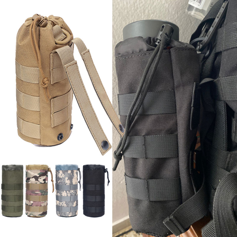 Outdoor Hunting Pictures - Botol air taktis Molle, pembawa ketel