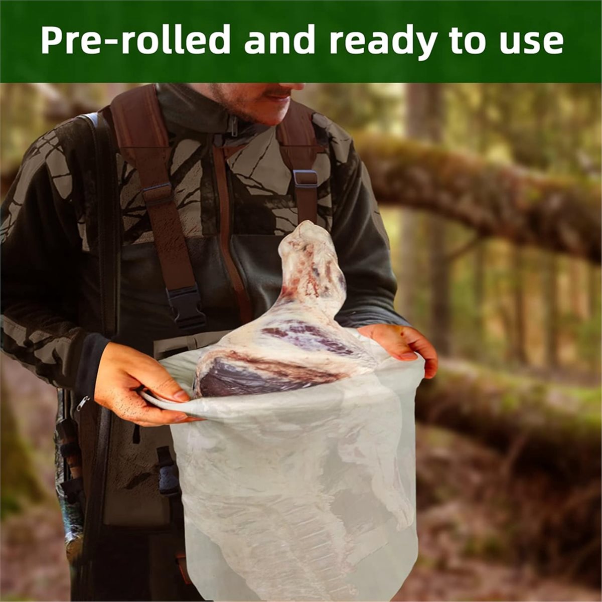 Game Bag Meat Hunting - Tas Berburu Daging AB09, 5-Pack Tas