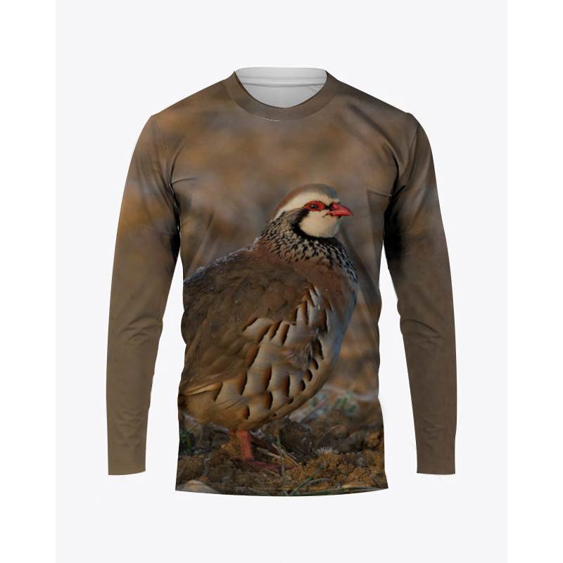 Hunting Quail - Kaus kamuflase berburu hewan kaus lengan