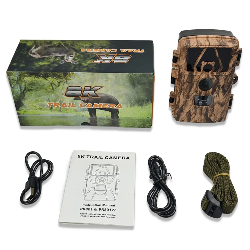 Outdoor Hunting Digital Night Vision - Kamera Digital PR801W WIFI 8K 60MP