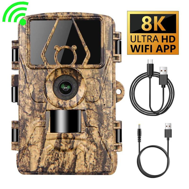 Outdoor Hunting Camera Wifi - Kamera Pelacakan Tahan Air Wifi 8k