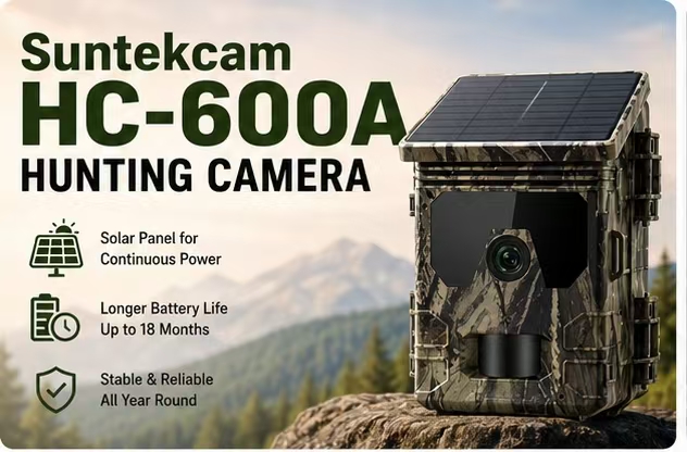 Outdoor Hunting Video Camera - Kamera Trail Solar Wildlife 50MP 4K
