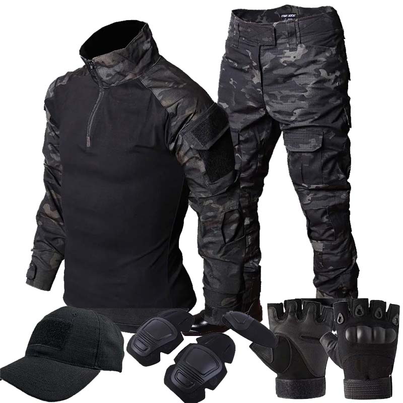 Hunting Outdoor Pants - Seragam Taktis RU Camo untuk Luar