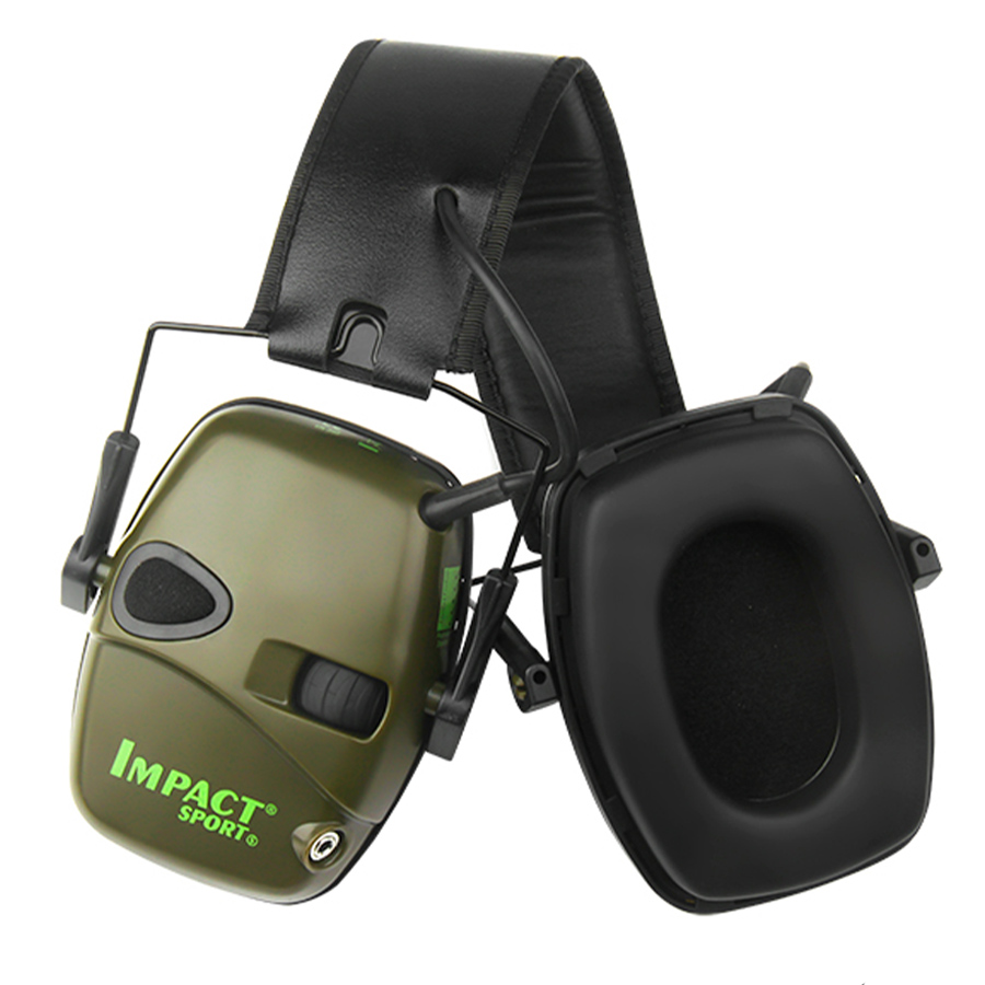 Shooting Ear Muff - Headset elektronik, penyuara telinga taktis asli