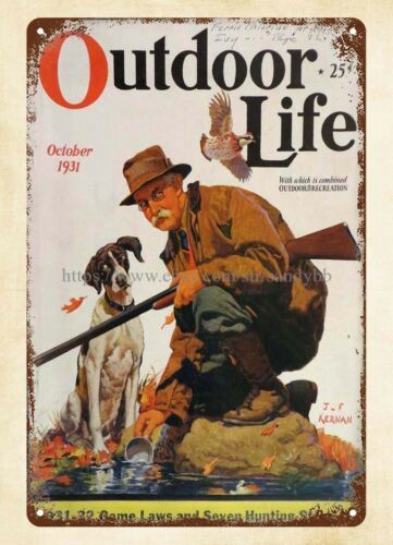 Hunting Quail - interior rumah 1931 sampul majalah OUTDOOR