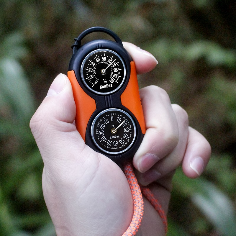 2 Dalam 1 Higrometer Termomete - Hunting Outdoor Thermometer ulasan dan harga