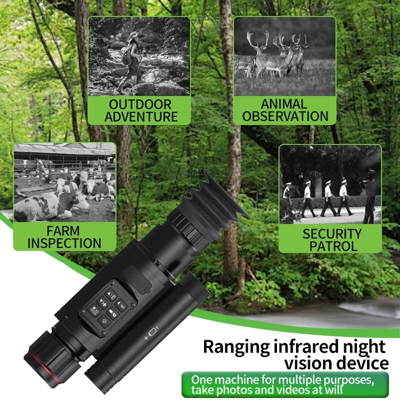 NV076-50mm-850 Monokuler Digit - Outdoor Hunting Digital Night Vision ulasan dan harga