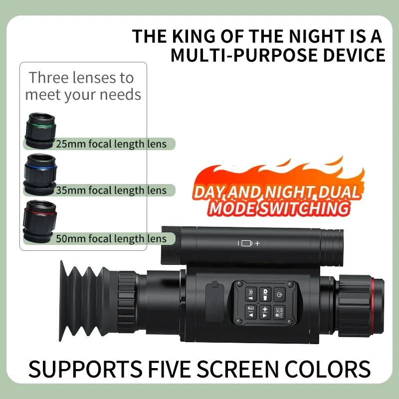 NV076-50mm-850 Monokuler Digit - Outdoor Hunting Digital Night Vision ulasan dan harga