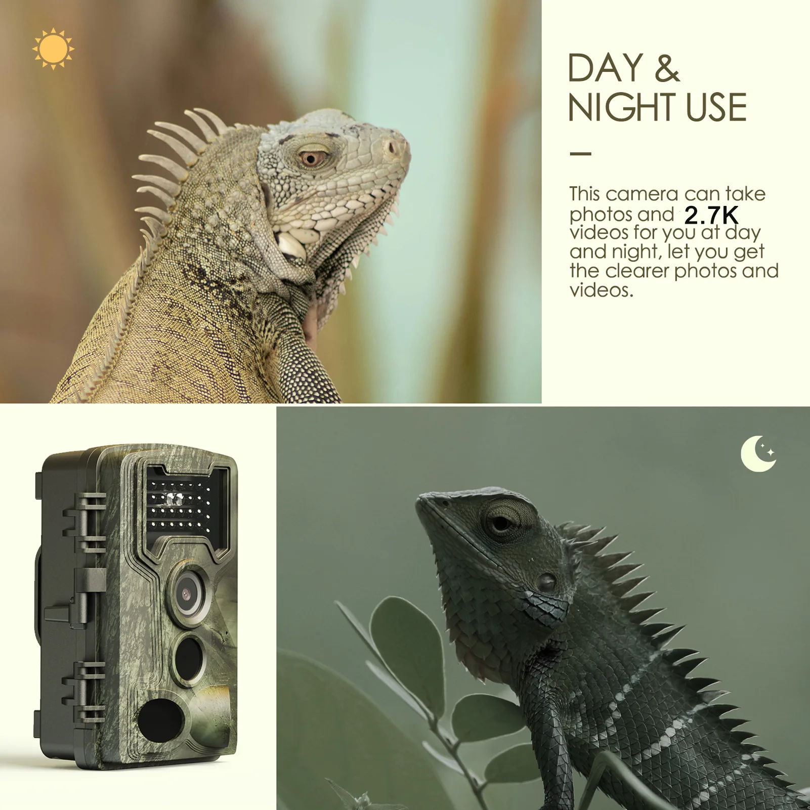 Kamera Jejak Berburu 58MP 2.7K - Outdoor Hunting Camera Wifi ulasan dan harga