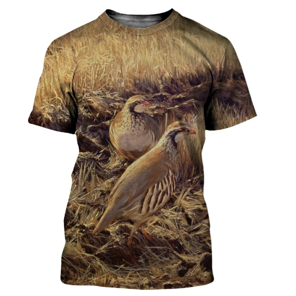 Kaos Pria Motif Burung Puyuh K - Hunting Quail ulasan dan harga