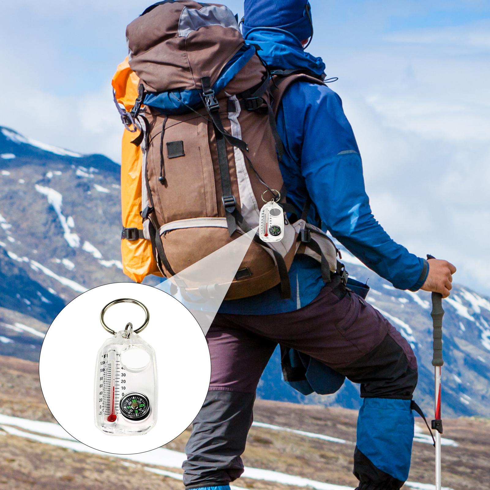 Kompas Termometer Gantungan Ku - Hunting Outdoor Thermometer ulasan dan harga