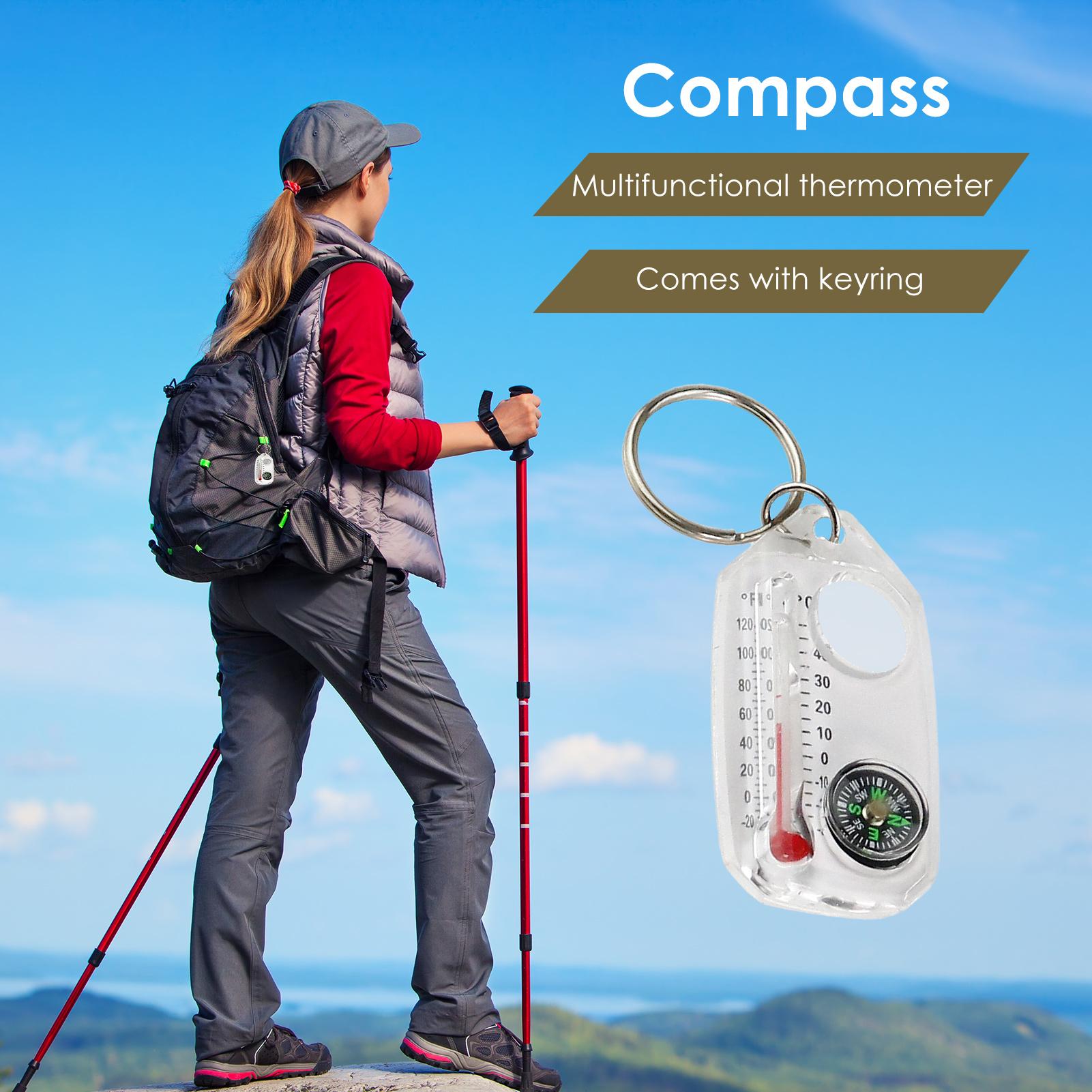 Kompas Termometer Gantungan Ku - Hunting Outdoor Thermometer ulasan dan harga