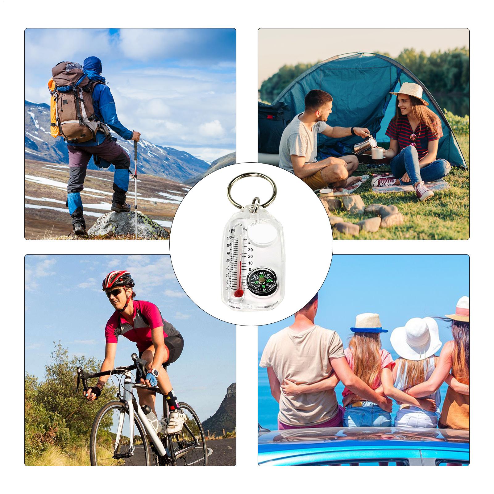 Kompas Termometer Gantungan Ku - Hunting Outdoor Thermometer ulasan dan harga