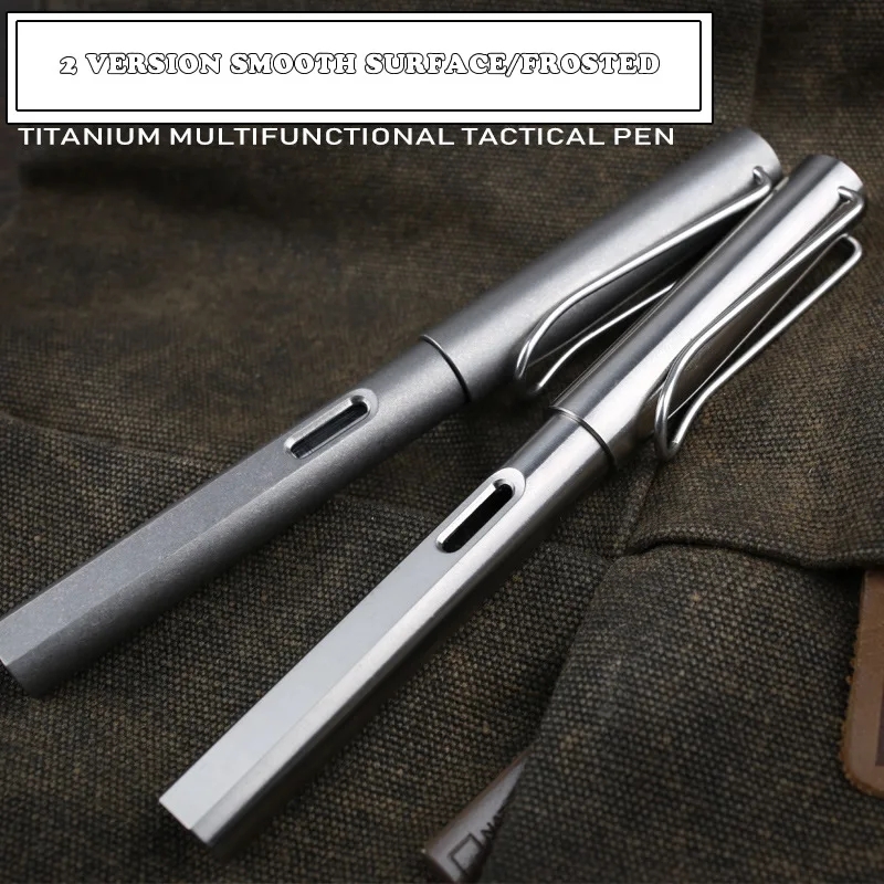 Pena tinta Titanium 2 dalam 1, - Tactical Pen Tool ulasan dan harga