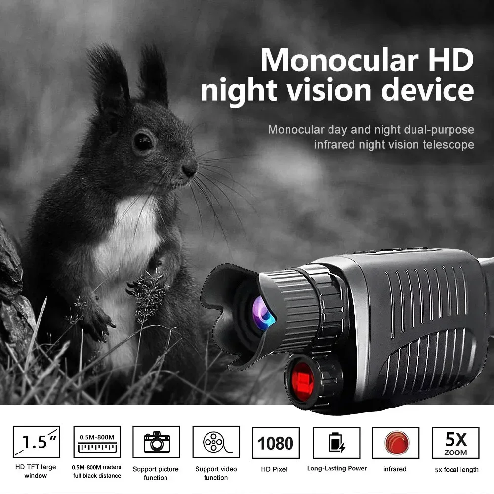 Monokuler Penglihatan Malam HD - Outdoor Hunting Range ulasan dan harga