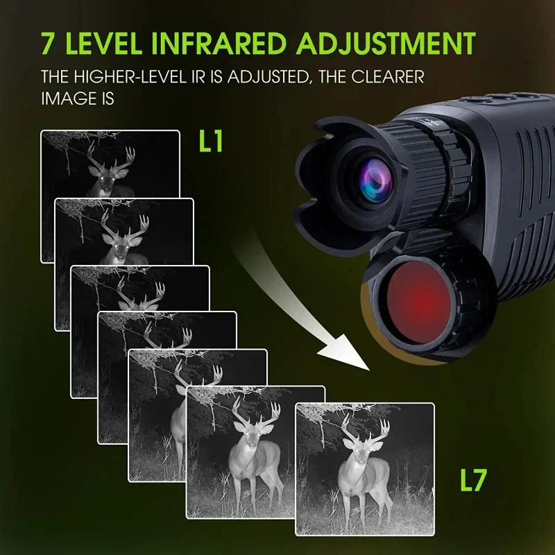 Monokuler Penglihatan Malam HD - Outdoor Hunting Range ulasan dan harga