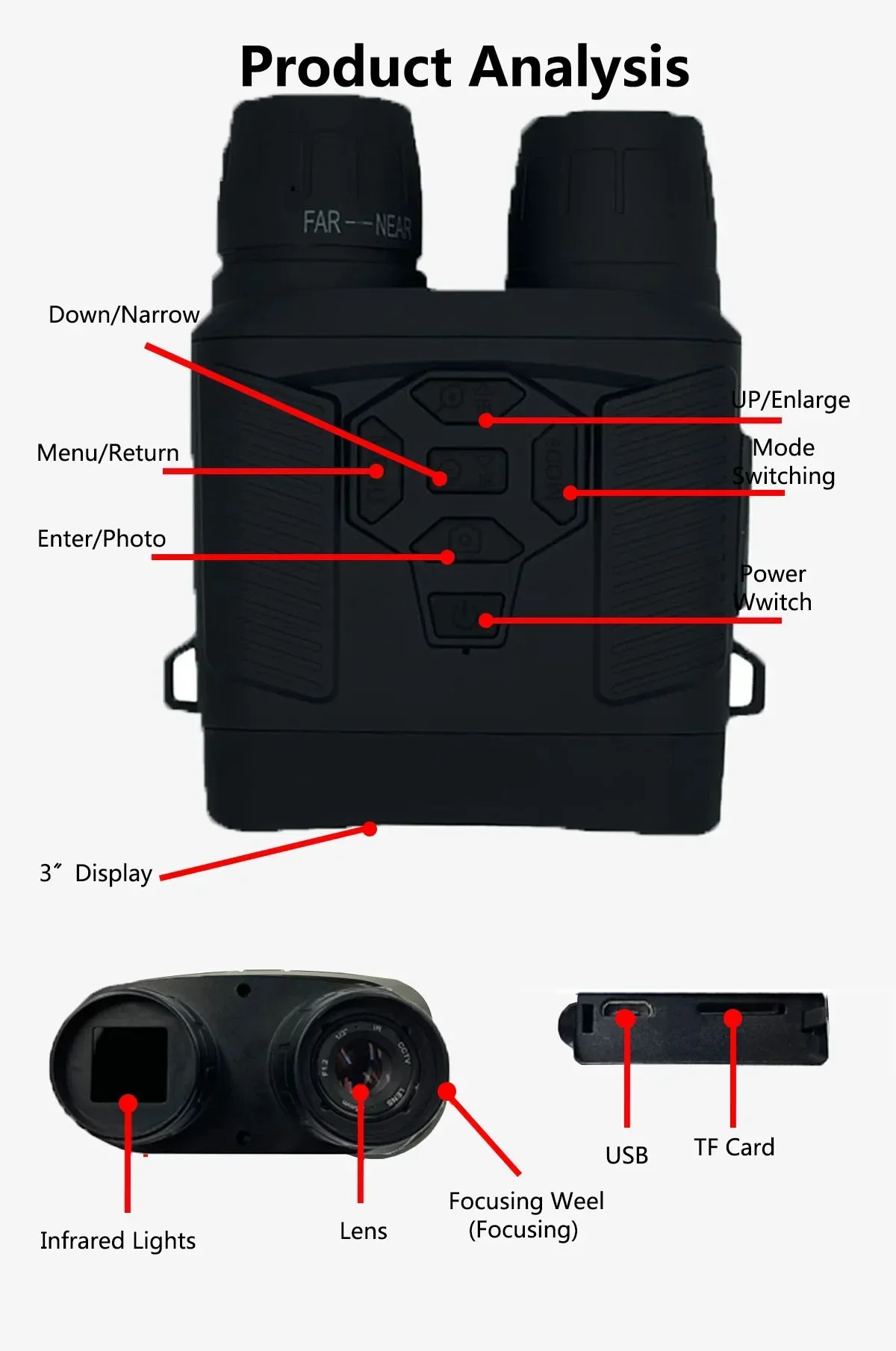 Y6 Teropong Penglihatan Malam  - Outdoor Hunting Digital Night Vision ulasan dan harga