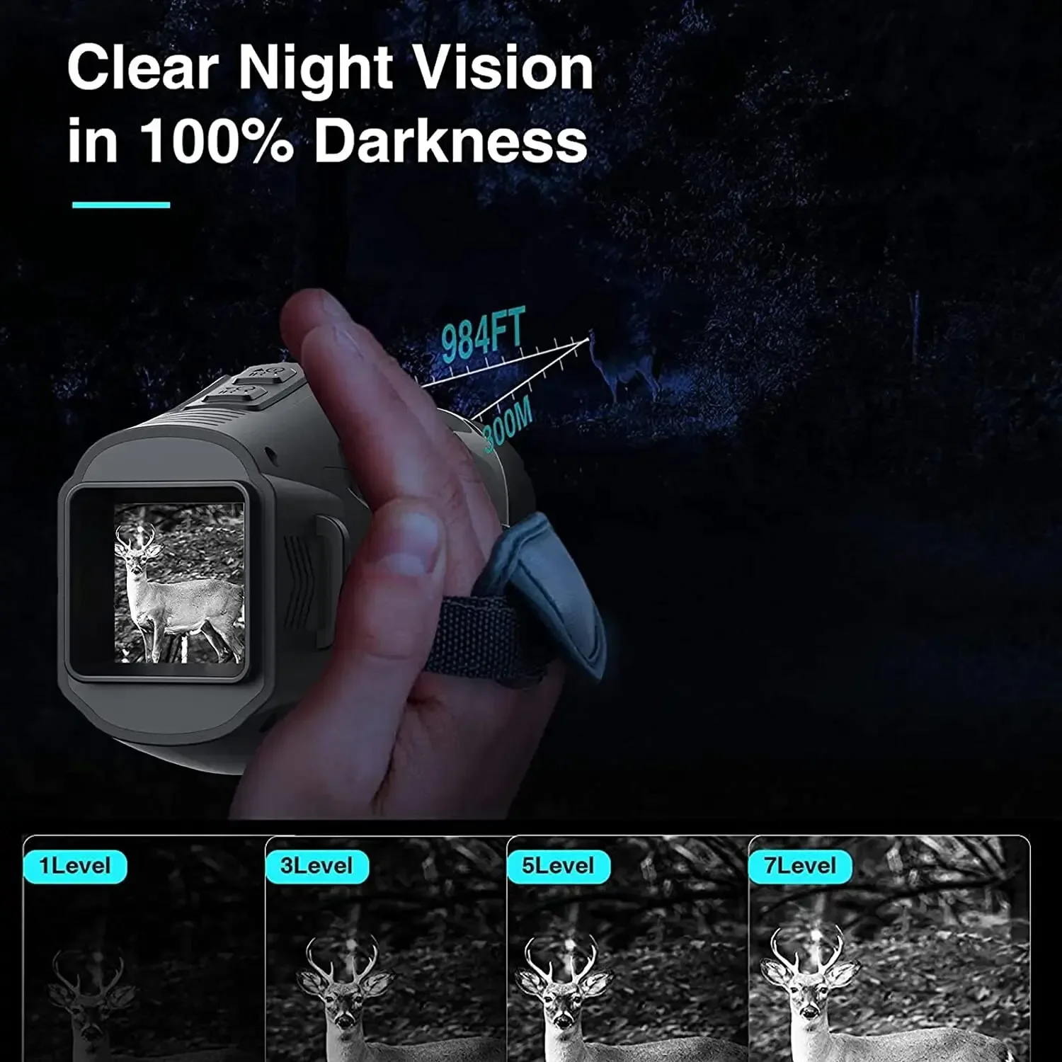 Perangkat Penglihatan Malam In - Outdoor Hunting Digital Night Vision ulasan dan harga