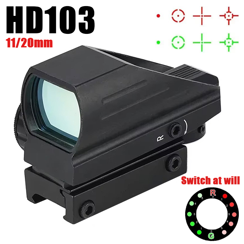 Taktis HD103 Merah Hijau Dot 4 - Outdoor Hunting Range ulasan dan harga