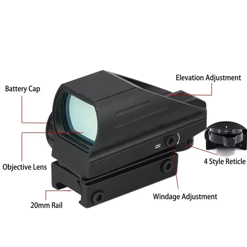 Taktis HD103 Merah Hijau Dot 4 - Outdoor Hunting Range ulasan dan harga