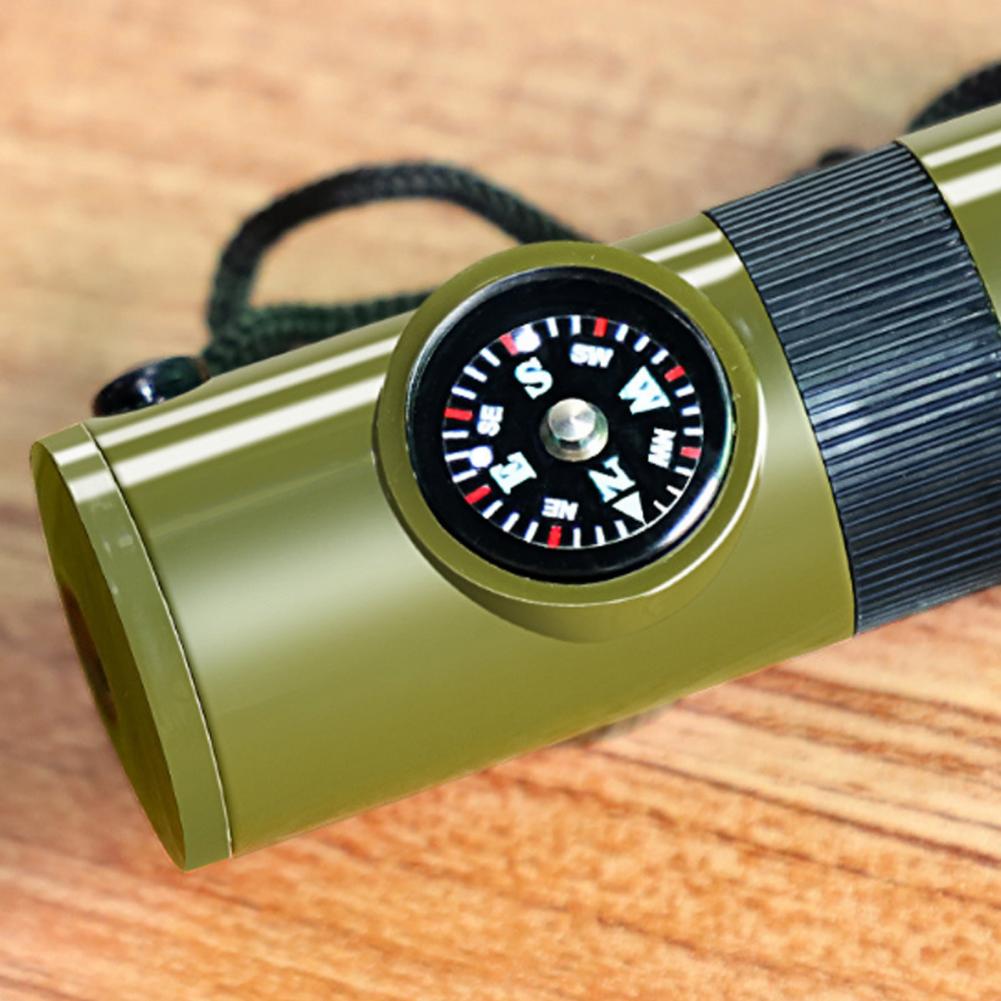 Peluit Multifungsi 7-In-1 deng - Hunting Outdoor Thermometer ulasan dan harga