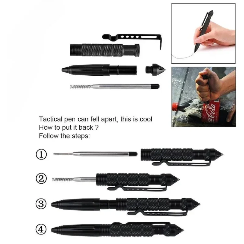 Pena Taktis Multifungsi Pertah - Tactical Pen Tool ulasan dan harga