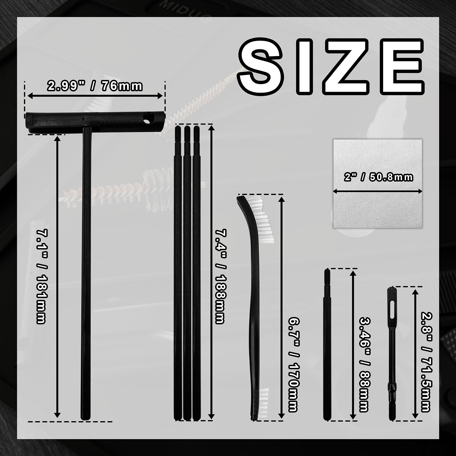 Kit Pembersih Pistol dengan Ba - Gun Cleaning Rod ulasan dan harga