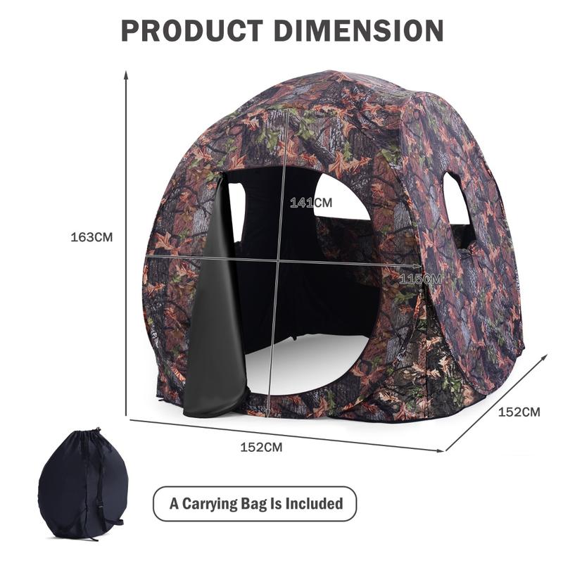 Tenda Berburu Pop Up 3 Orang,  - Hunting & Outdoor Supplies Vanderbijlpark Photos ulasan dan harga