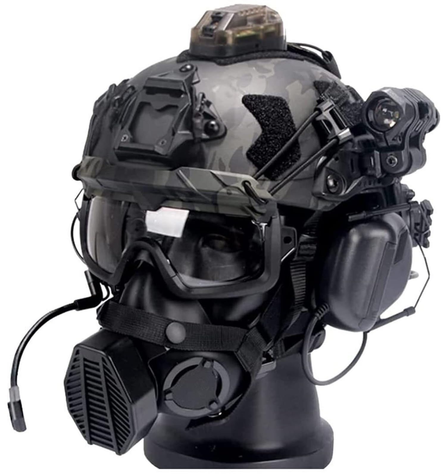 Set Helm Airsoft dengan Headse - Outdoor Hunting Movies ulasan dan harga