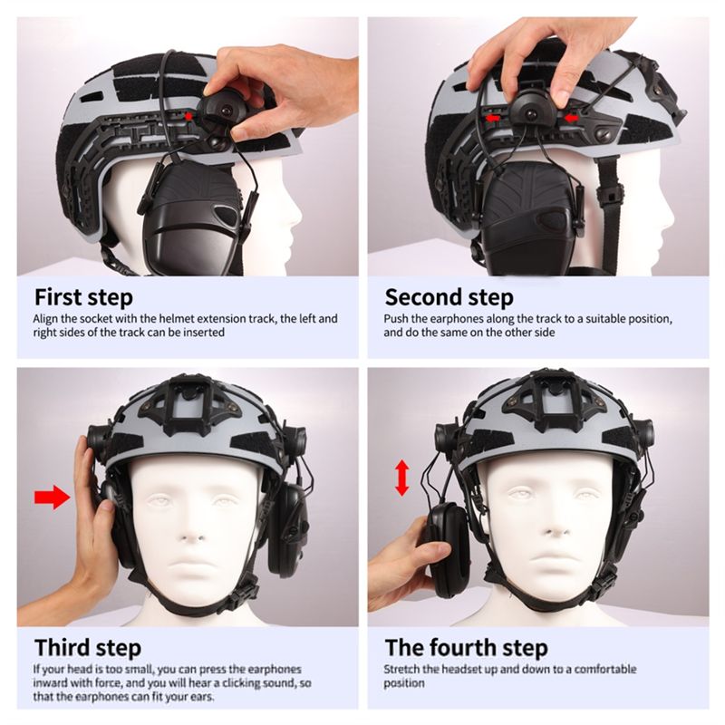 A01E-Headset Anti-Noise Elektr - Shooting Ear Muff ulasan dan harga