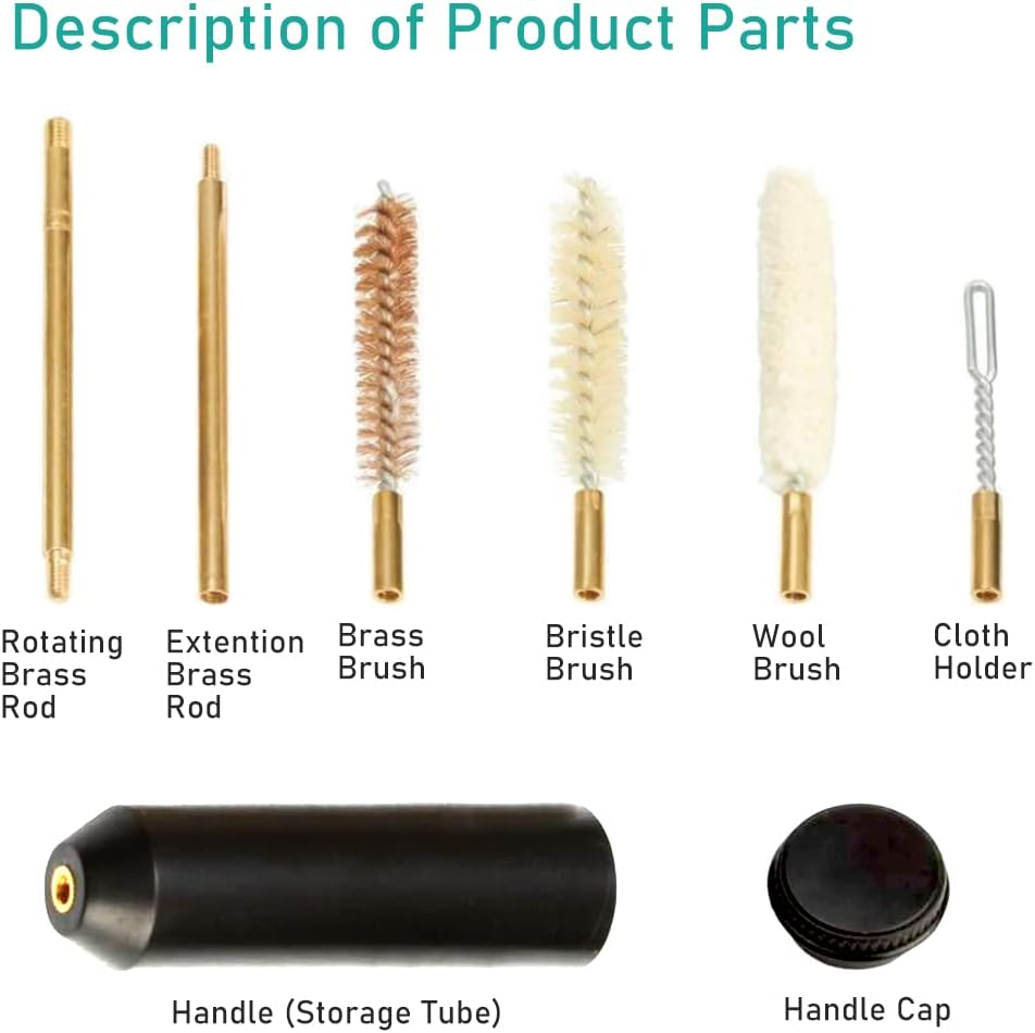 7 Buah/Set Kit Pembersih Pisto - Gun Cleaning Rod ulasan dan harga
