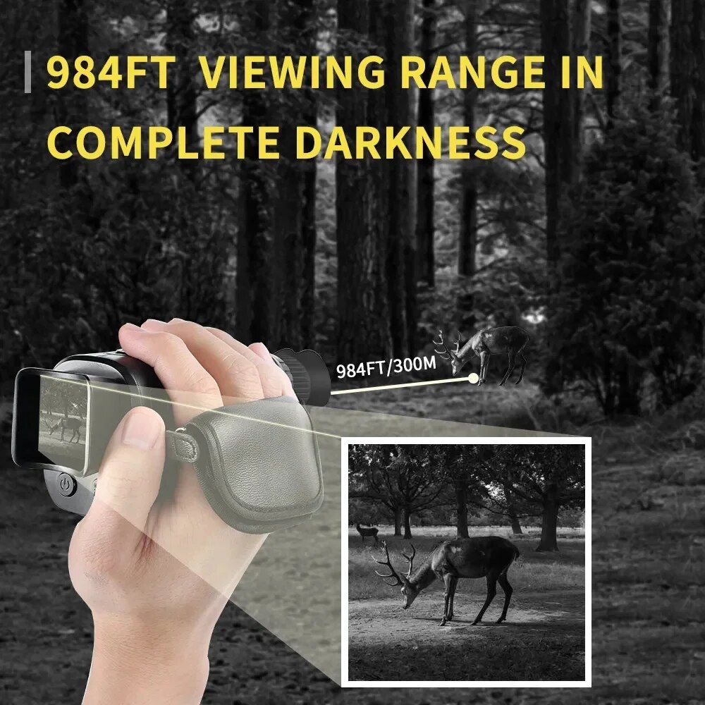 Monokular kamera inframerah 10 - Outdoor Hunting Digital Night Vision ulasan dan harga