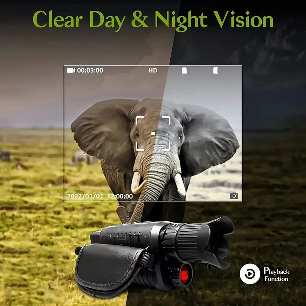 Monokular kamera inframerah 10 - Outdoor Hunting Digital Night Vision ulasan dan harga