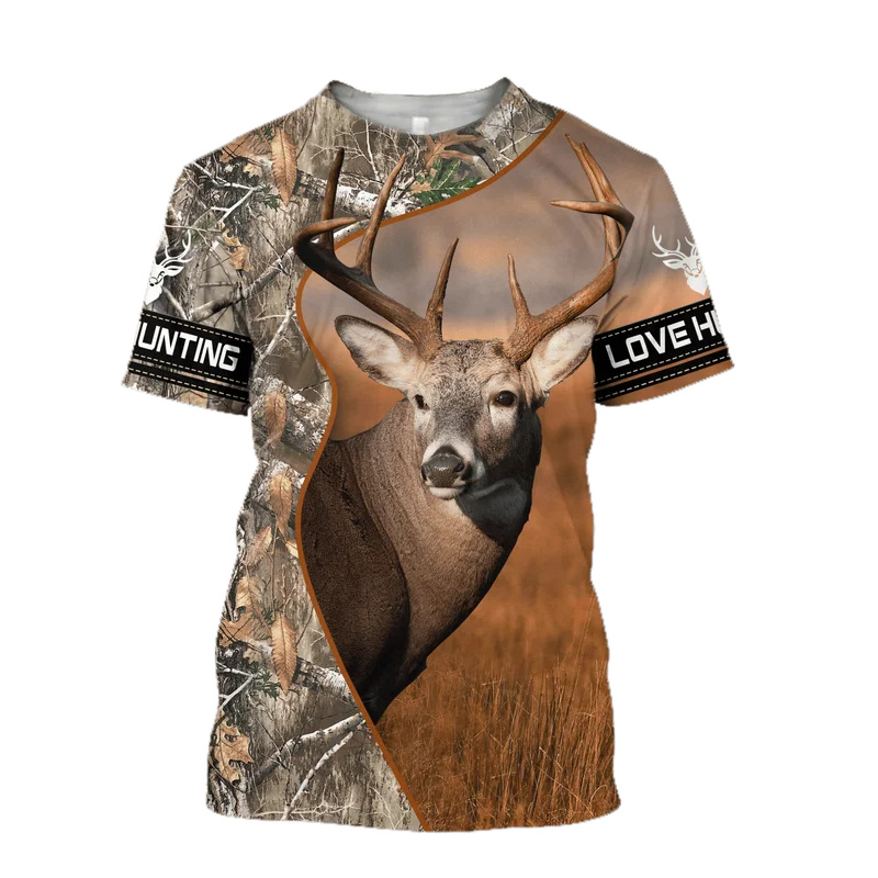 1 Buah Kaus Pria Musim Panas T - Outdoor Hunting Pictures ulasan dan harga