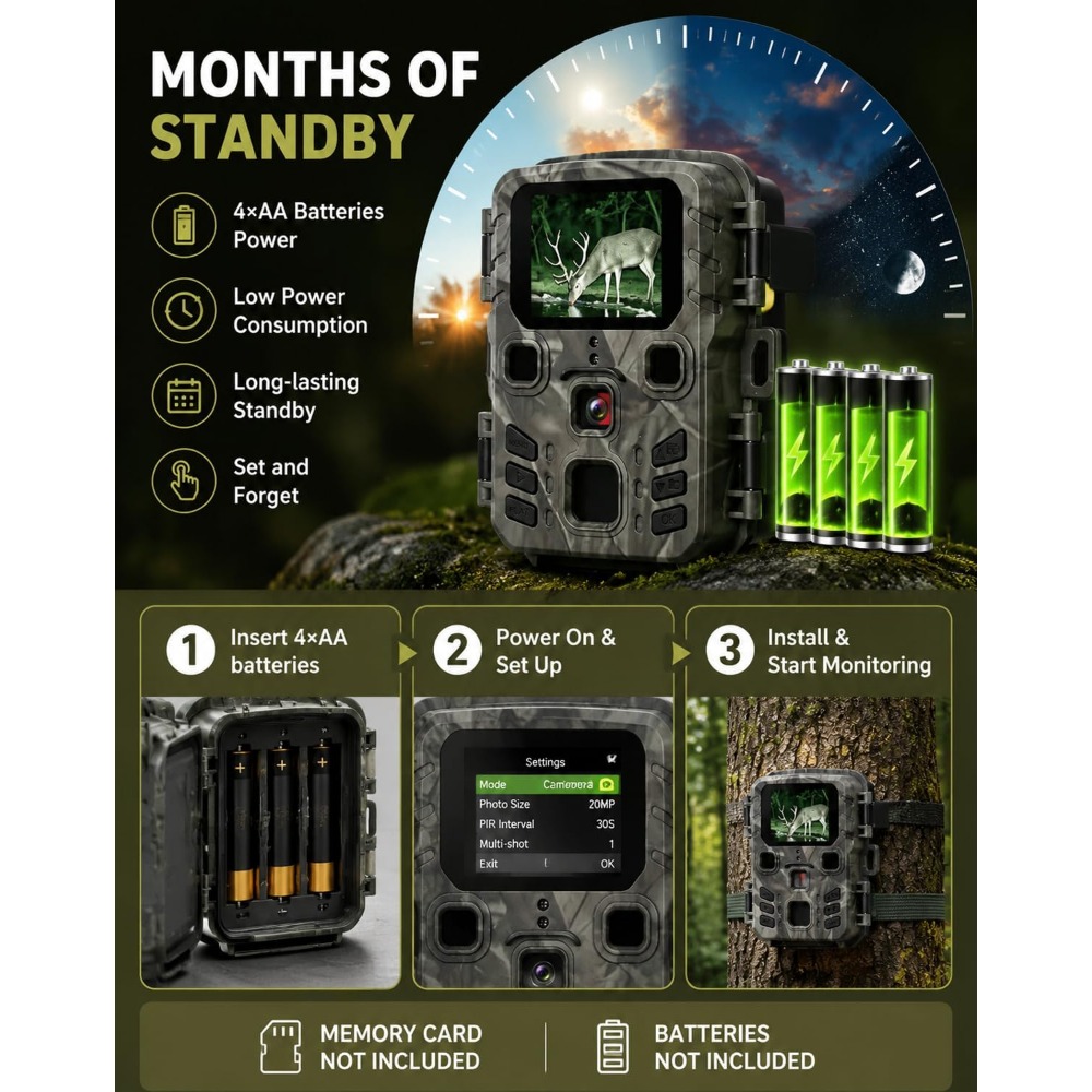 Kamera Game Jejak Mini Penglih - Outdoor Hunting Video Camera ulasan dan harga
