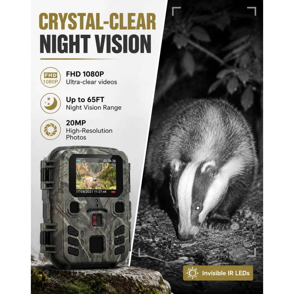 Kamera Game Jejak Mini Penglih - Outdoor Hunting Video Camera ulasan dan harga