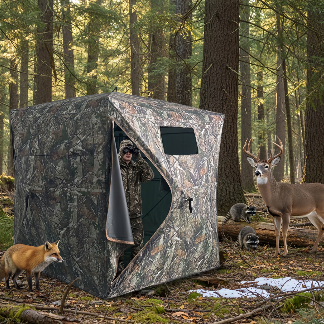 Tenda Berburu Pop-Up Kamuflase - Hunting & Outdoor Supplies Vanderbijlpark Photos ulasan dan harga