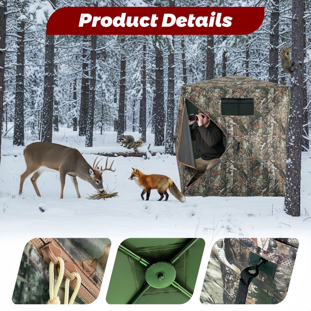 Tenda Berburu Pop-Up Kamuflase - Hunting & Outdoor Supplies Vanderbijlpark Photos ulasan dan harga