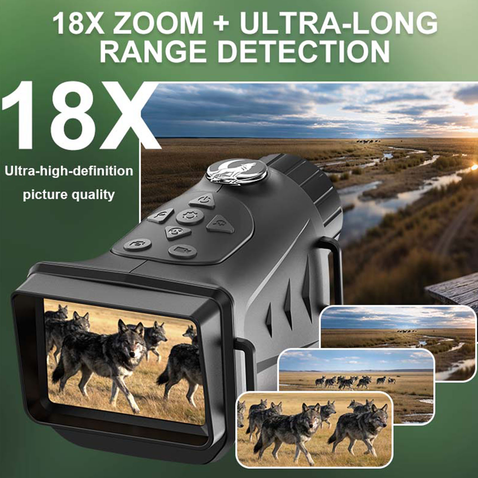 Perangkat Penglihatan Malam In - Outdoor Hunting Digital Night Vision ulasan dan harga