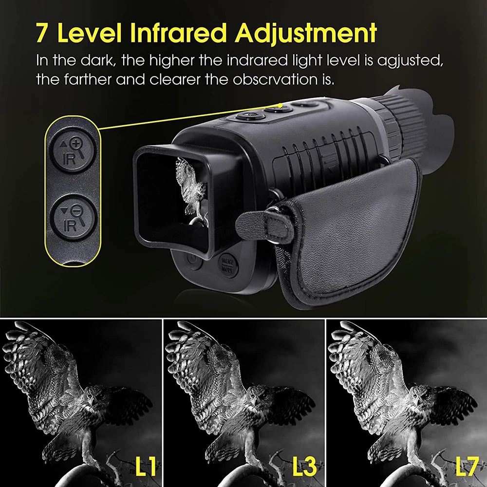 Monokular kamera inframerah 10 - Outdoor Hunting Digital Night Vision ulasan dan harga