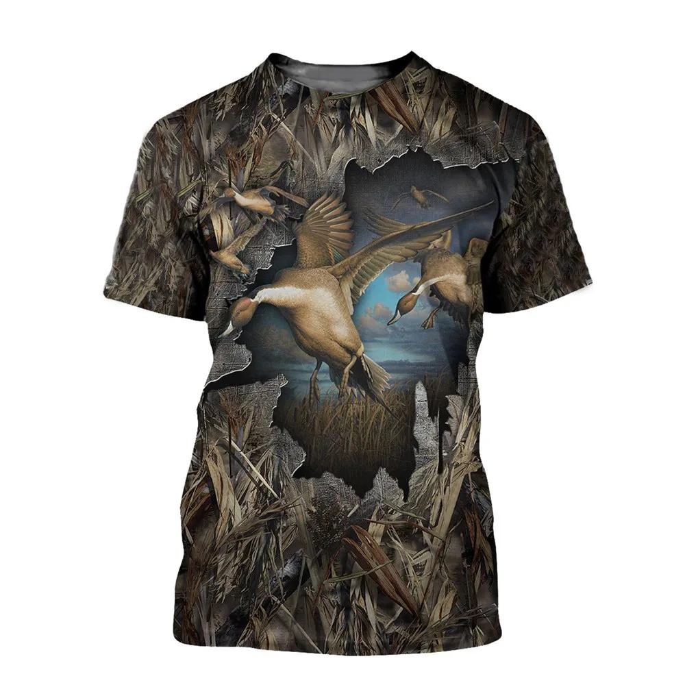 Kaus lengan pendek longgar unt - Hunting Quail ulasan dan harga
